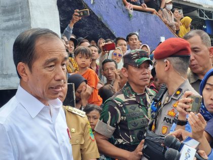 Presiden Jokowi Disambut Pangdam